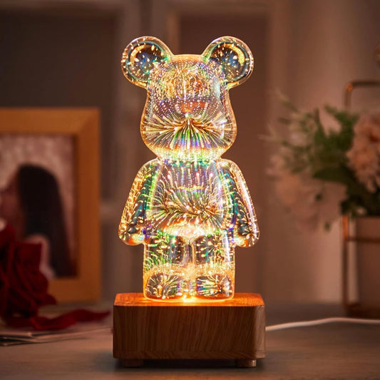 3D LED Light Bear Lamp